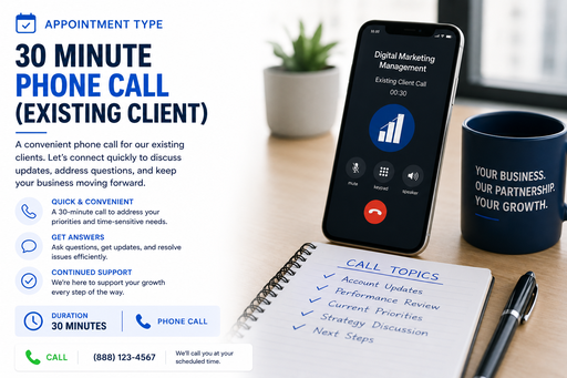 30 Minute Phone Call (Existing Client)